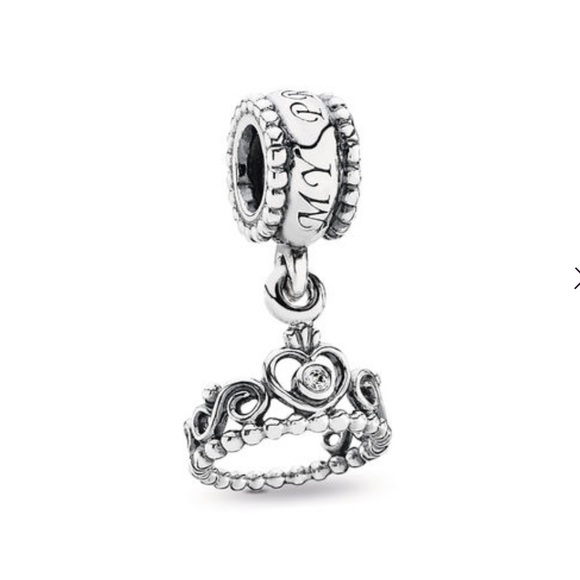 PANDORA Disney My Princess Tiara Dangle Charm, New - Picture 1 of 6